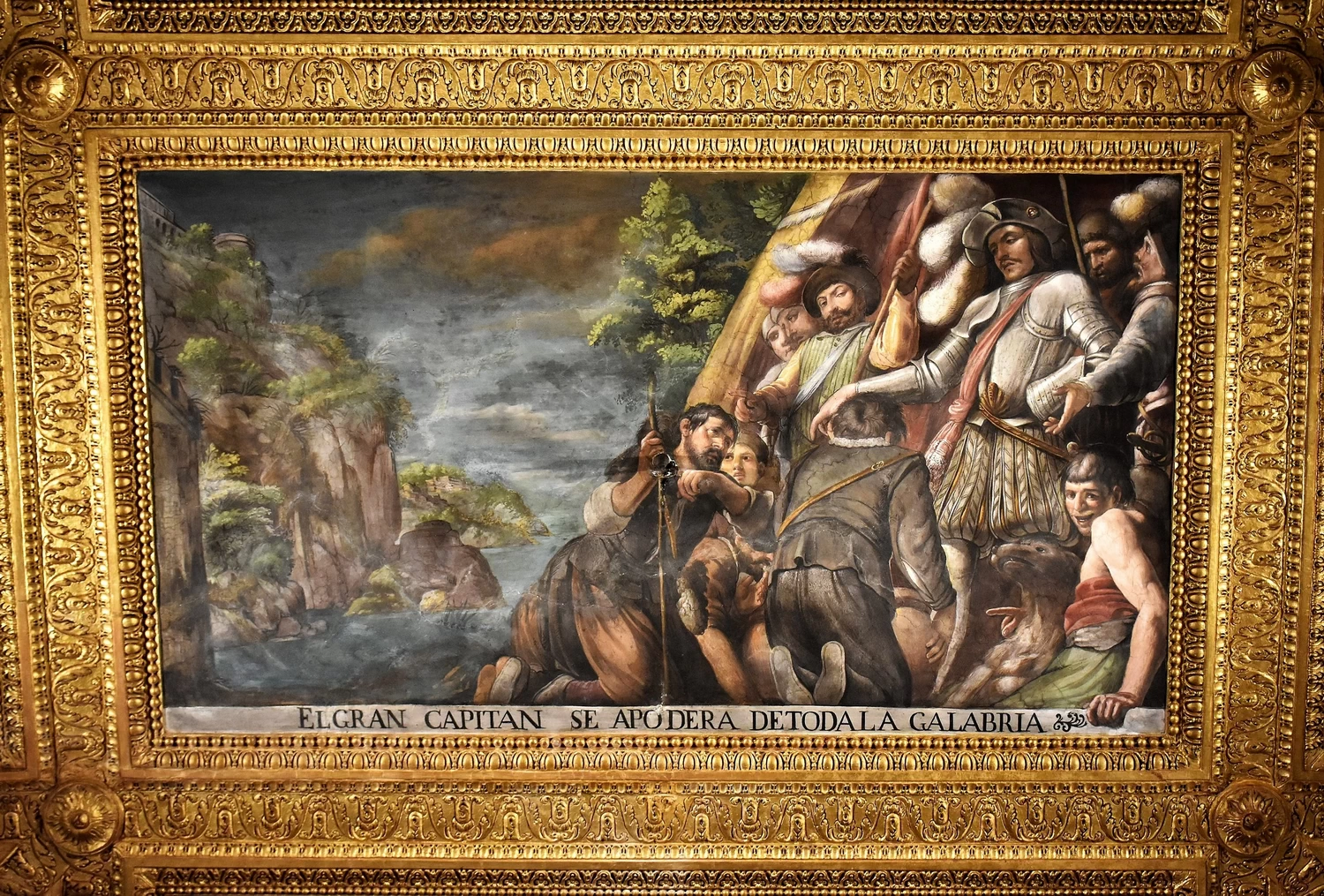 Giovanni Battista Caracciolo - 104, Il Gran Capitano s’impossessa di tutta la Calabria, Palazzo Reale di Napoli